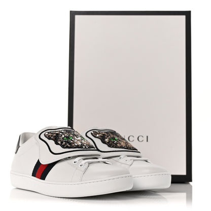 Gucci Calfskin Ayers Web Womens Ace Lace Sneakers 36.5 White 8 of 8