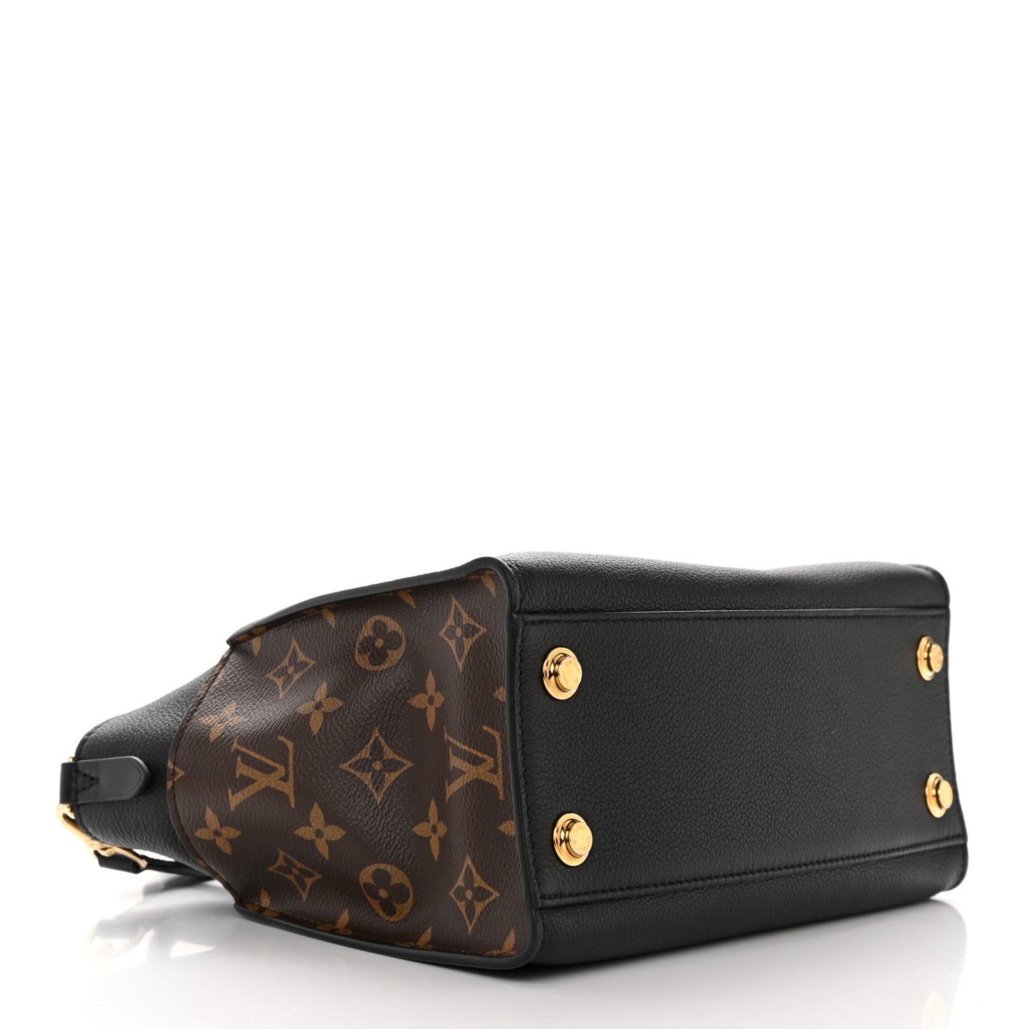 Calfskin Monogram On My Side PM Black