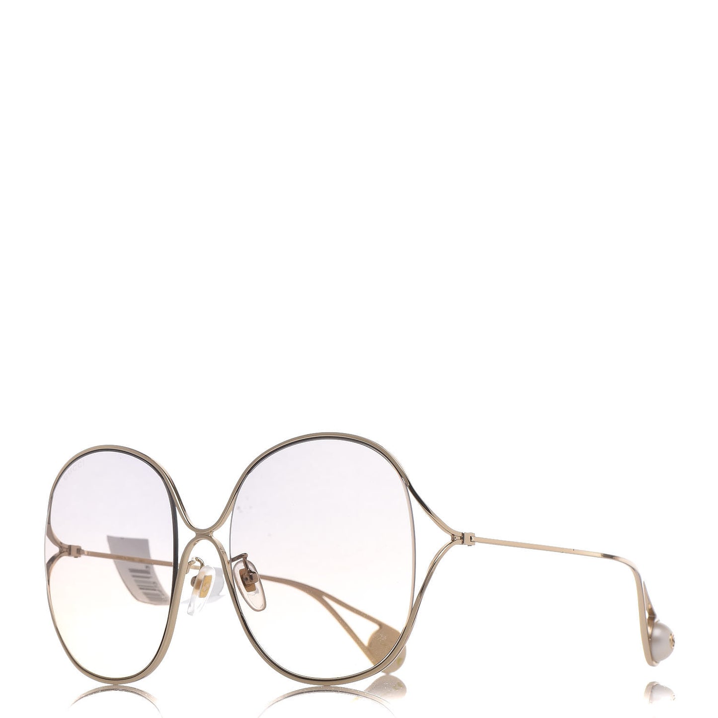 Oversized Round GG0362S Sunglasses Gold