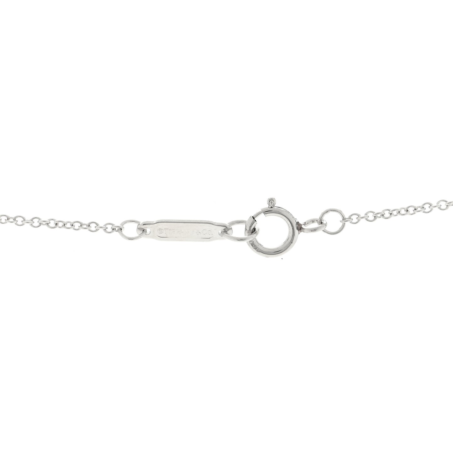 Platinum Diamond Jazz Swing Circle Pendant Necklace