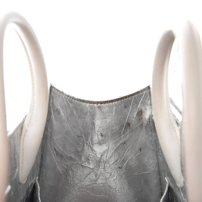 Christian Dior Metallic Calfskin Large Diorever Flap Silver 9 of 15