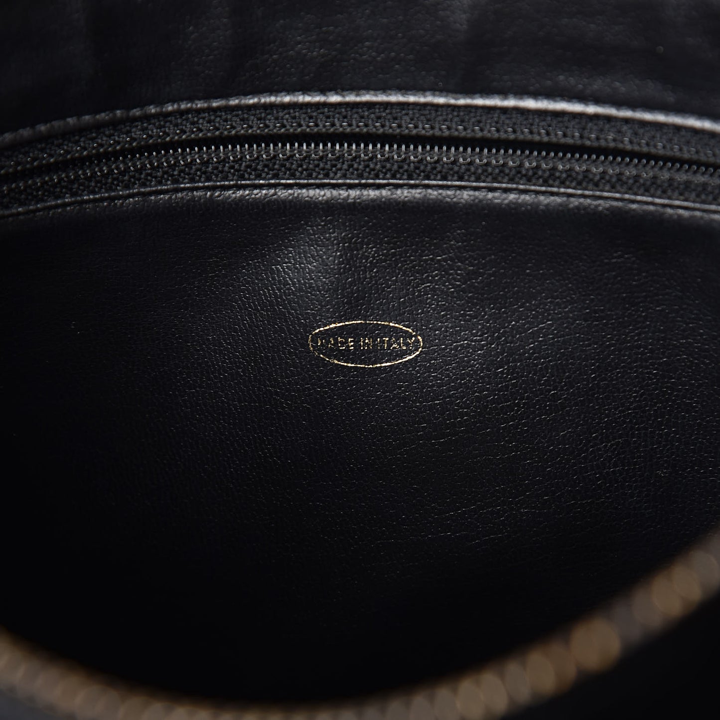 Caviar Flap Shoulder Bag Black