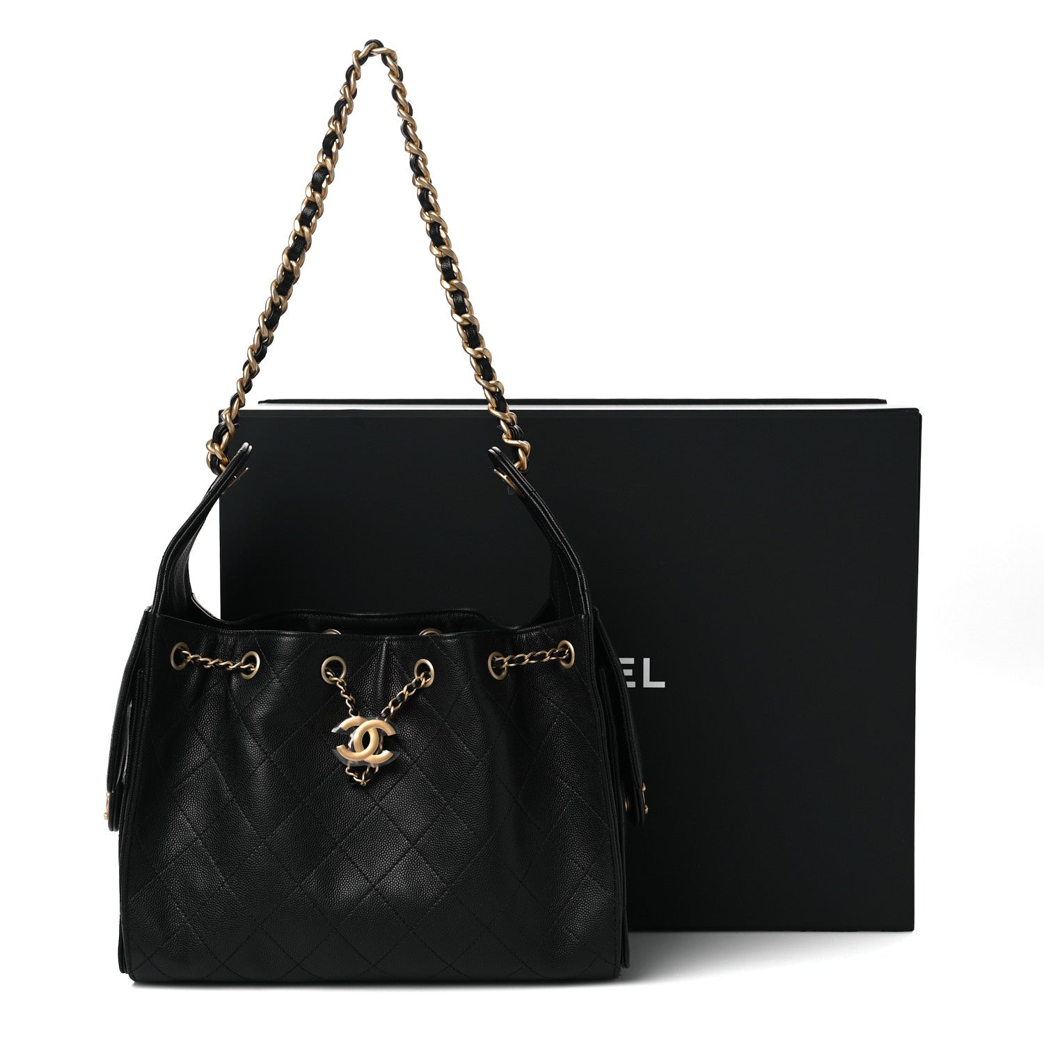 Chanel Caviar Quilted Small Chanel 25 Handbag Black 11 of 11