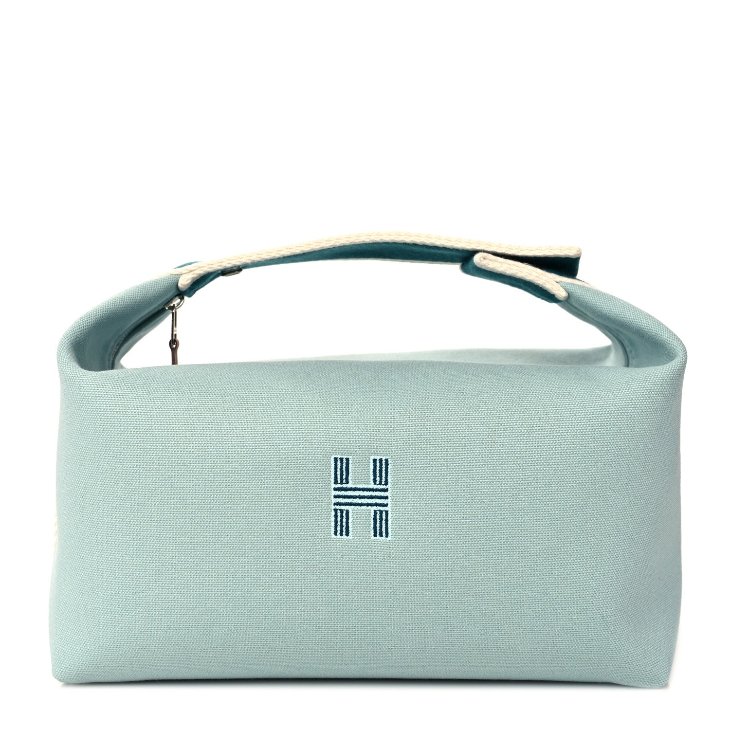 Hermes Canvas Small Bride-A-Brac Pouch Eucalyptus 1 of 11