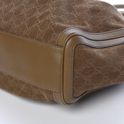 Gucci Monogram Corduroy Medium Sukey Tote Brown 11 of 13