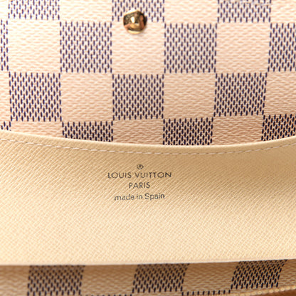 Louis Vuitton Damier Azur Emilie Wallet 6 of 7