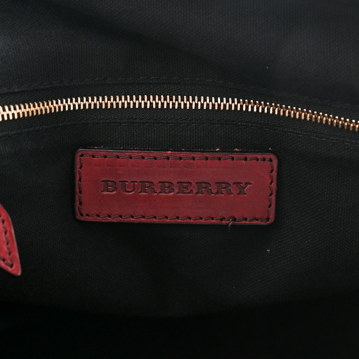 Bridle Calfskin House Check Small Orchard Bowling Bag Deep Claret