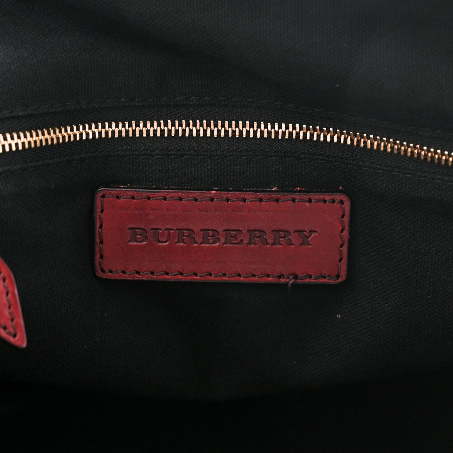 Burberry Bridle Calfskin House Check Small Orchard Bowling Bag Deep Claret 7 of 14