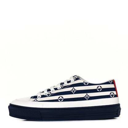 Louis Vuitton Canvas Escale Stellar Sneakers 35 Blue 1 of 8