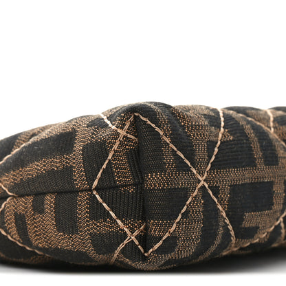 Fendi Zucca Quilted Pochette Tobacco 9 of 11