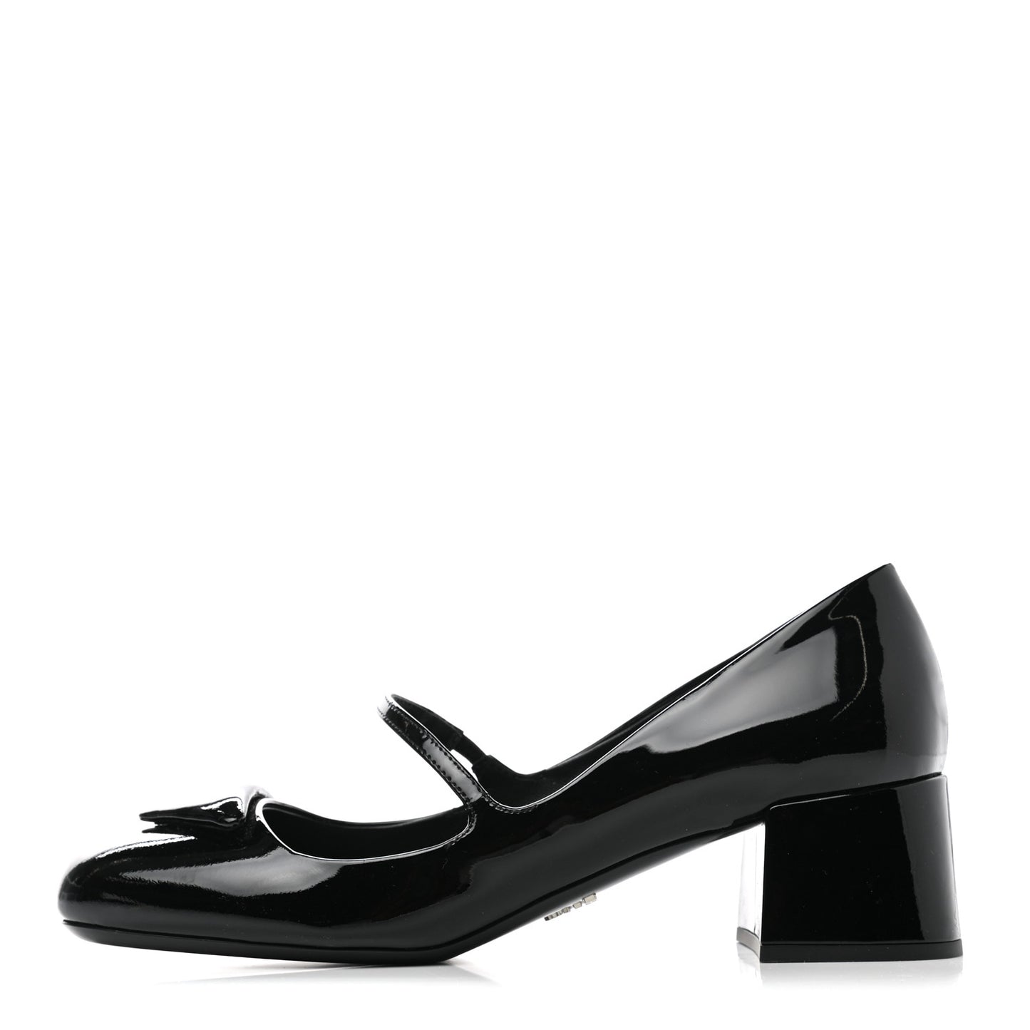 Patent Logo Mary Jane 45mm Pumps 38 Black
