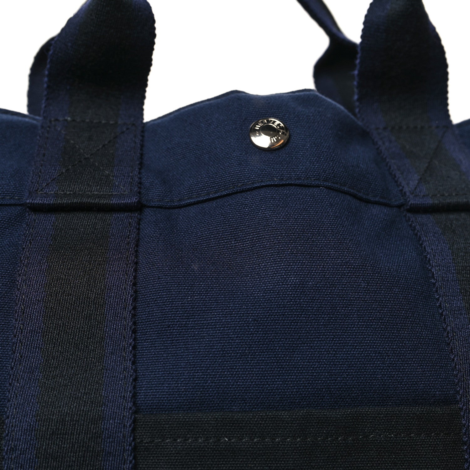 Hermes Canvas Herline GM Tote Navy 10 of 11
