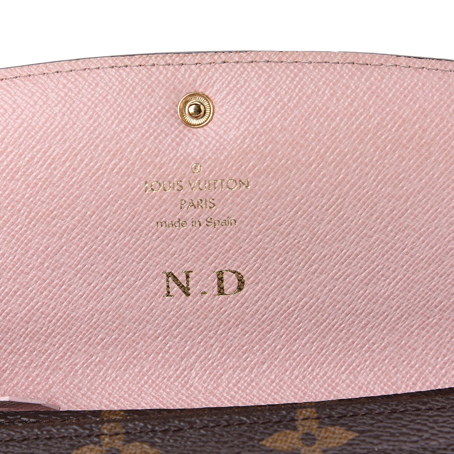 Louis Vuitton Monogram Emilie Wallet Rose Ballerine 6 of 7