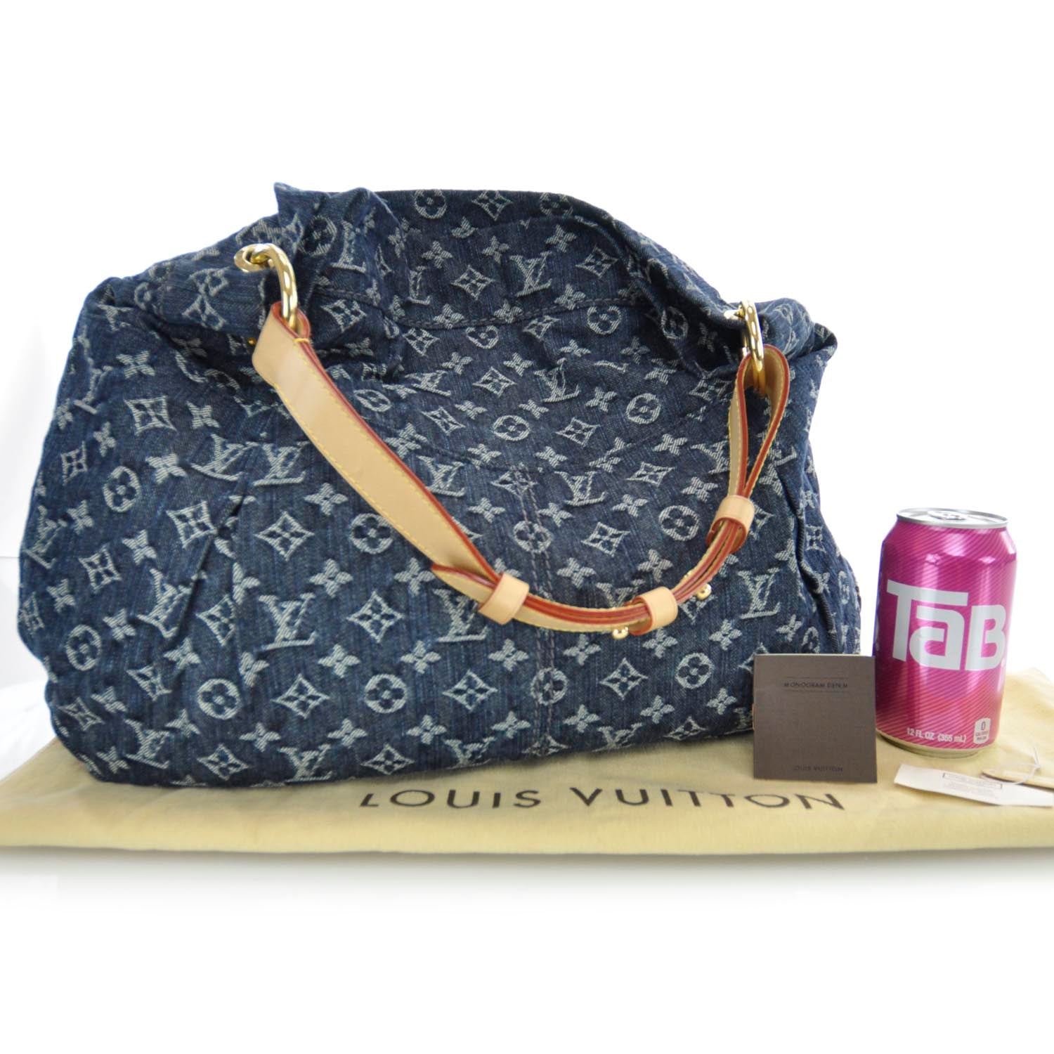 Louis Vuitton Denim Daily GM Gris Blue 3 of 8