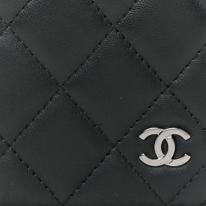 Chanel Lambskin Quilted Small Agenda Cover Black 10 of 14