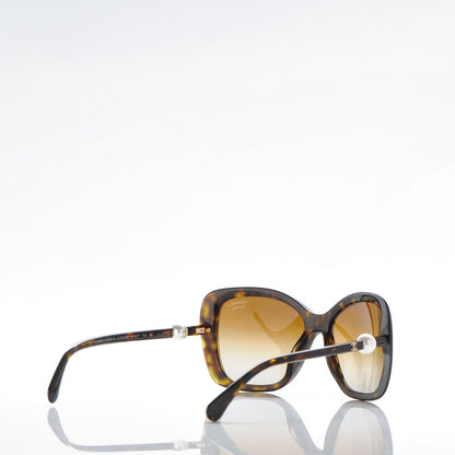 Chanel CC Pearl Sunglasses 5303-H Tortoise 4 of 8