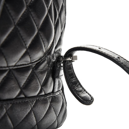 Chanel Lambskin Quilted Large Urban Spirit Backpack Black 9 of 14