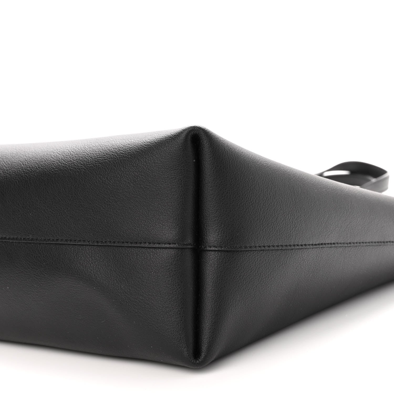 Saint Laurent Calfskin Large Shopping Tote Black 9 of 9