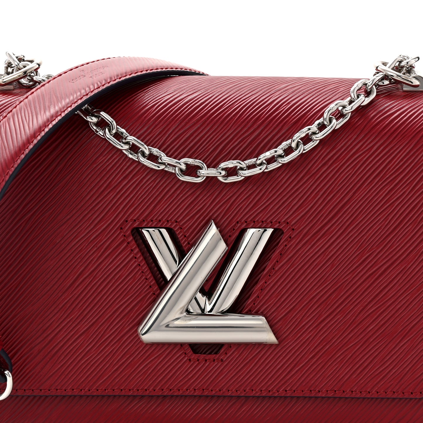 Epi Twist Shoulder Bag MM Fuchsia