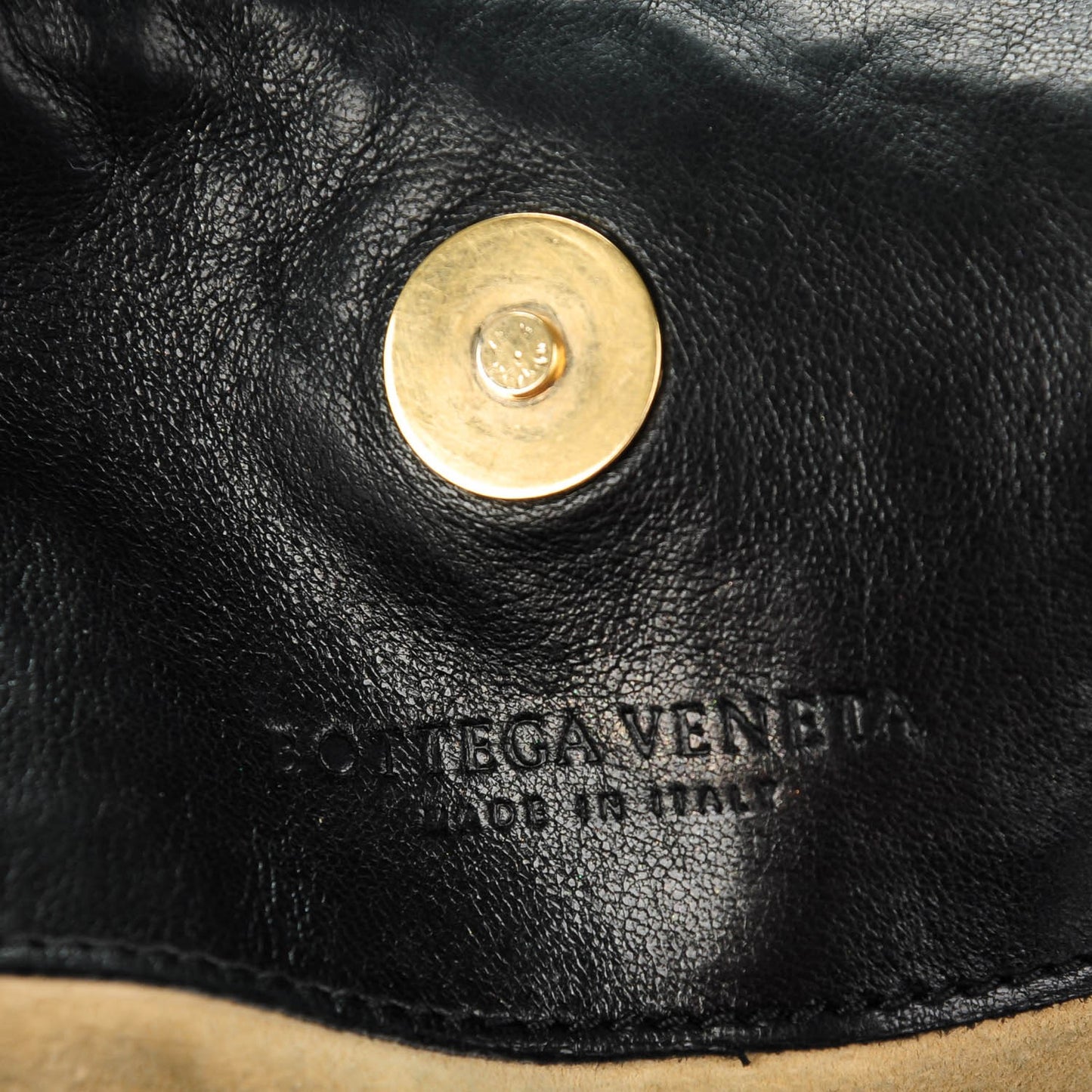 Vintage Nappa Intrecciato Fringe Hobo Nero Black