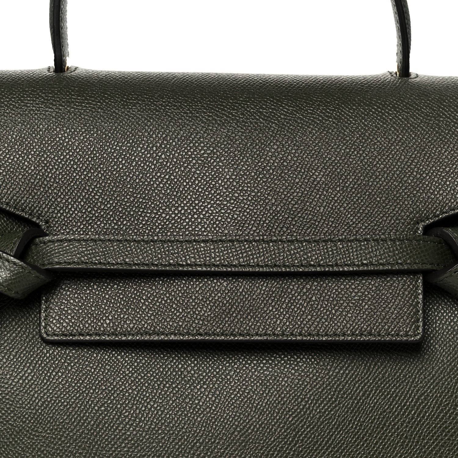 Celine Grained Calfskin Micro Belt Bag Khaki 9 of 11