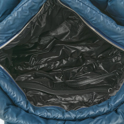 Chanel Nylon Quilted Large Coco Cocoon Reversible Tote Blue 9 of 19