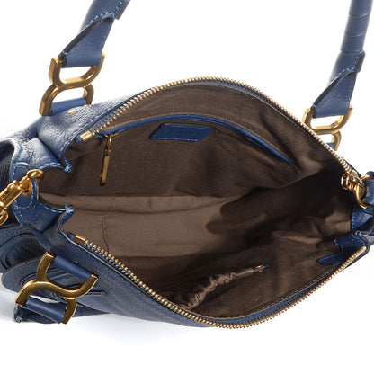 Chloe Calfskin Medium Marcie Satchel Scuba Blue 7 of 10