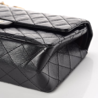Chanel Aged Calfskin Quilted 2.55 Reissue 225 Flap Black 9 of 13