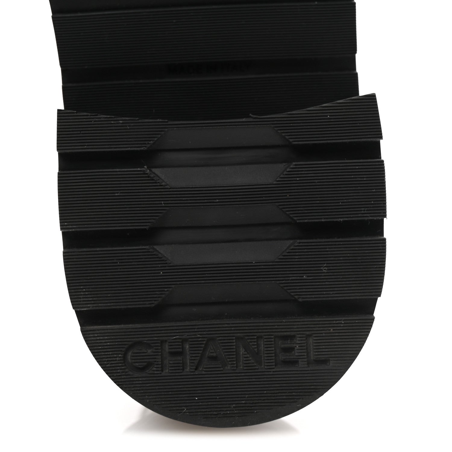 Chanel Shiny Goatskin Calfskin Quilted Lace Up Combat Boots 36.5 Black 7 of 10