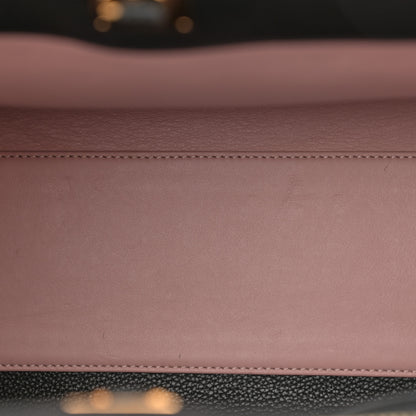 Louis Vuitton Taurillon City Steamer PM Magnolia Pink Black 5 of 12