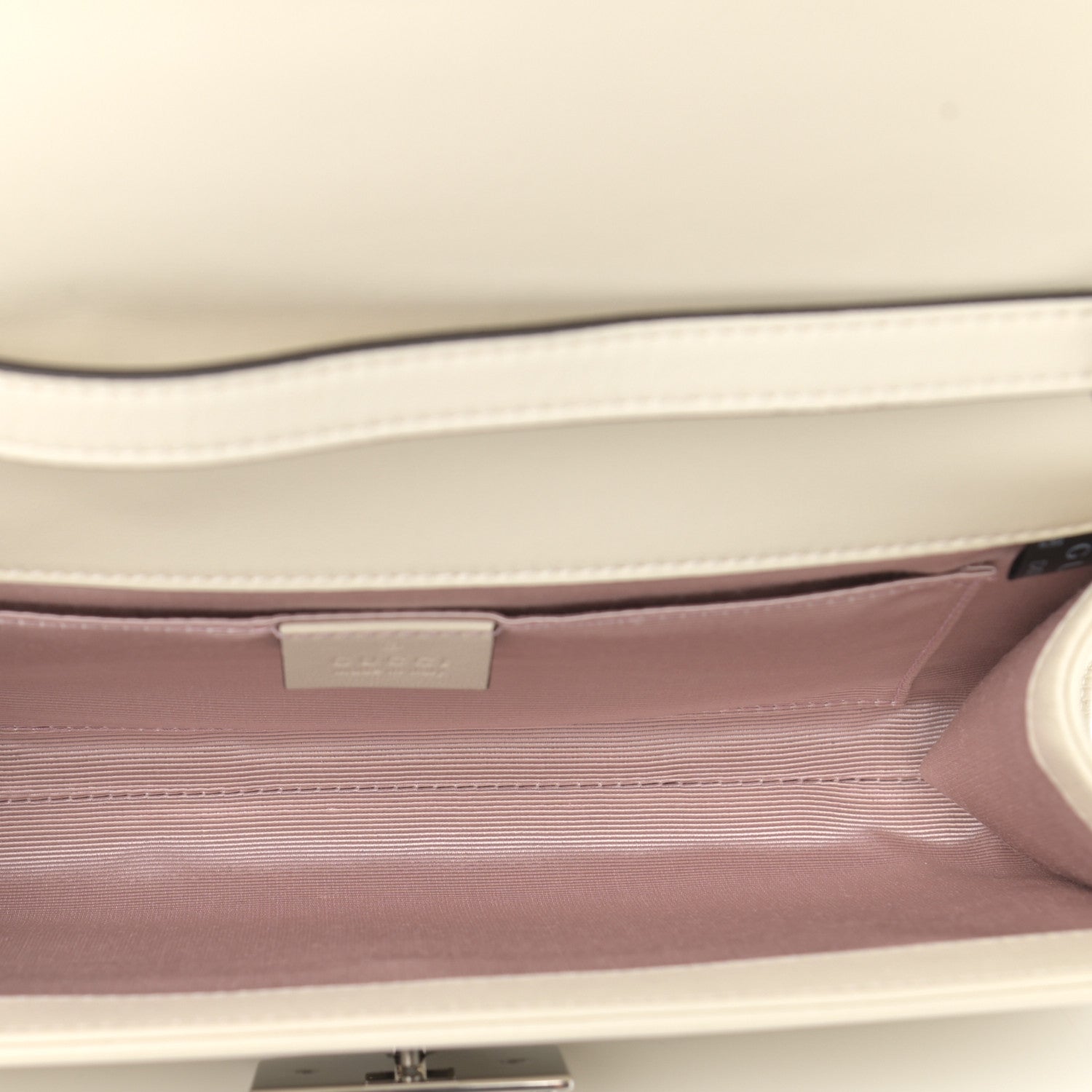 Gucci Lambskin Linea Matisse Shoulder Bag Mystic White 5 of 12