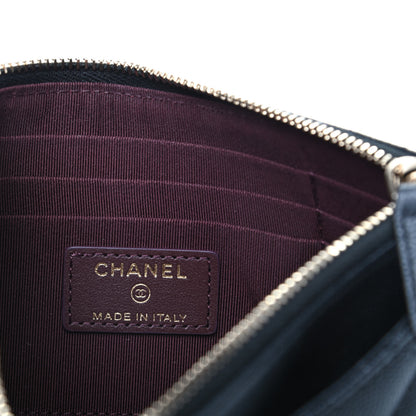 Chanel Caviar Quilted Classic Zip Pouch Black 6 of 7