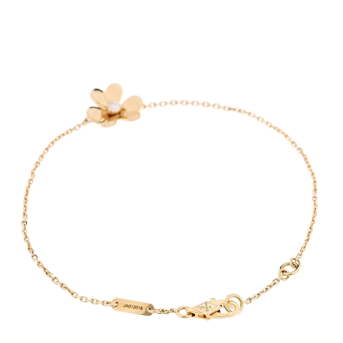 18K Yellow Gold Diamond Mini Frivole Bracelet