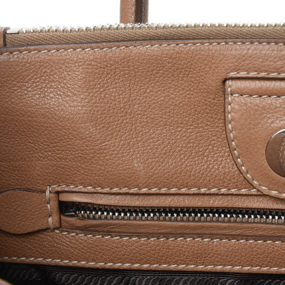 Prada Glace Calf Twin Pocket Fringe Tote Caramel 10 of 16