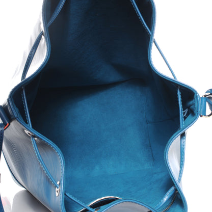 Louis Vuitton Epi Noe NM Cyan 5 of 8