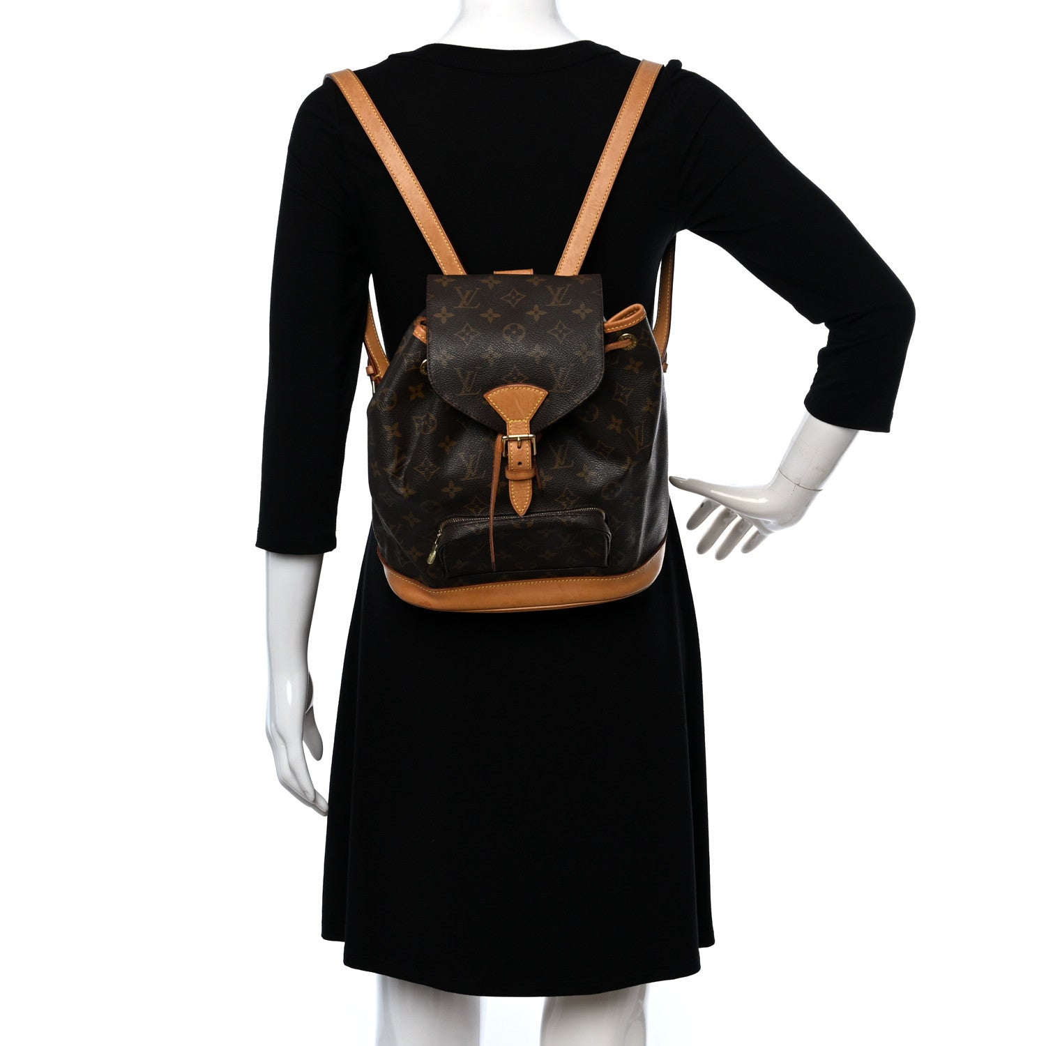 Louis Vuitton Monogram Montsouris MM Backpack 2 of 7