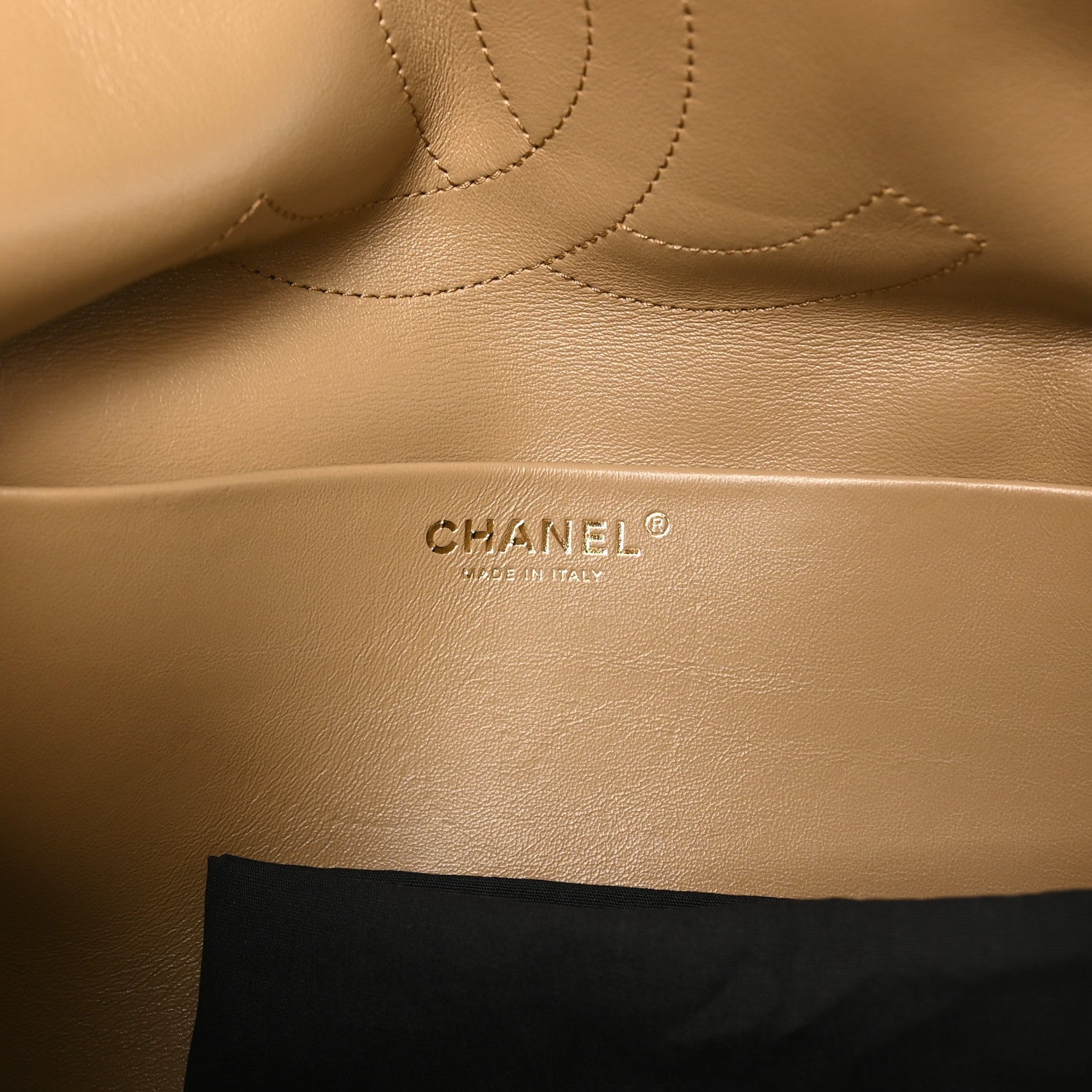 Chanel Suede Calfskin Small Souplissimo Maxi Flap Dark Beige 6 of 10