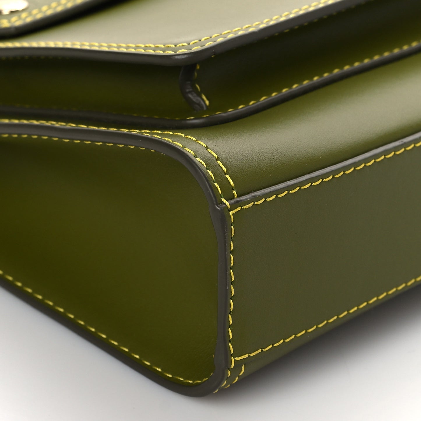 Smooth Calfskin Mini Pocket Bag Juniper Green