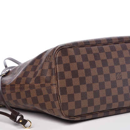Louis Vuitton Damier Ebene Neo Neverfull MM Rose Ballerine 6 of 15