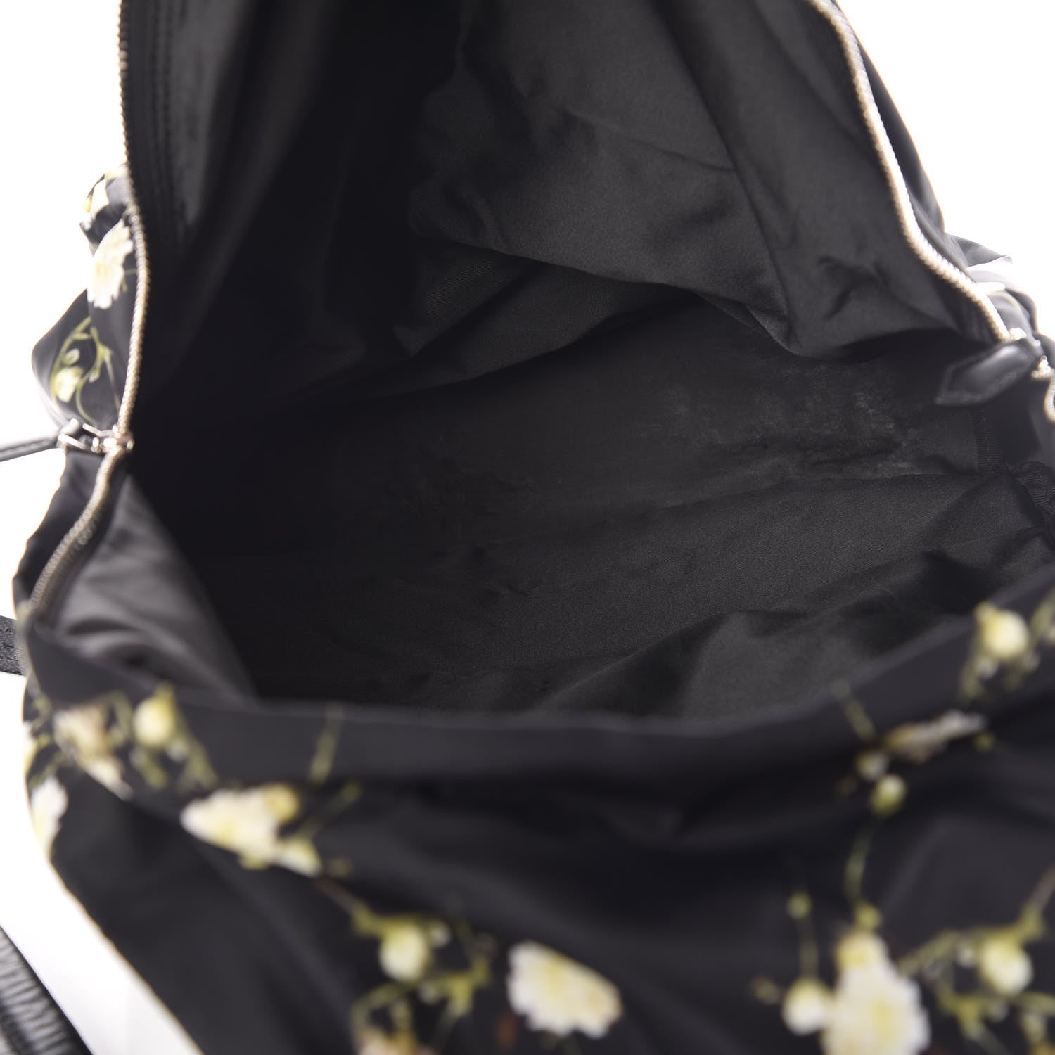 Givenchy Nylon Calfskin Baby's Breath Print Backpack Black 5 of 9
