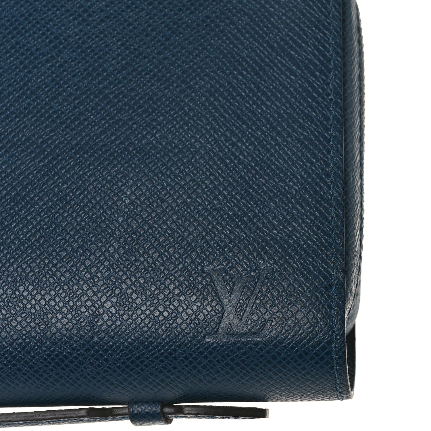 Louis Vuitton Taiga Zippy XL Wallet Blue Red 14 of 14