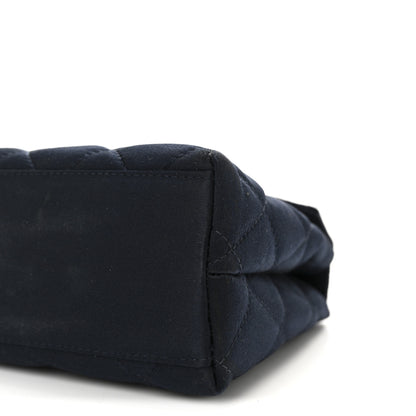 Chanel Satin Quilted Kelly Flap Bag Navy 10 of 10
