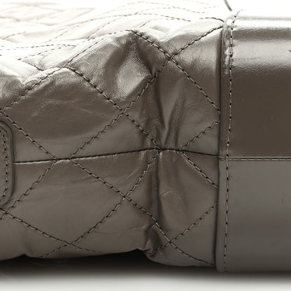 Chanel Aged Calfskin Quilted Medium Gabrielle Hobo Grey 10 of 11