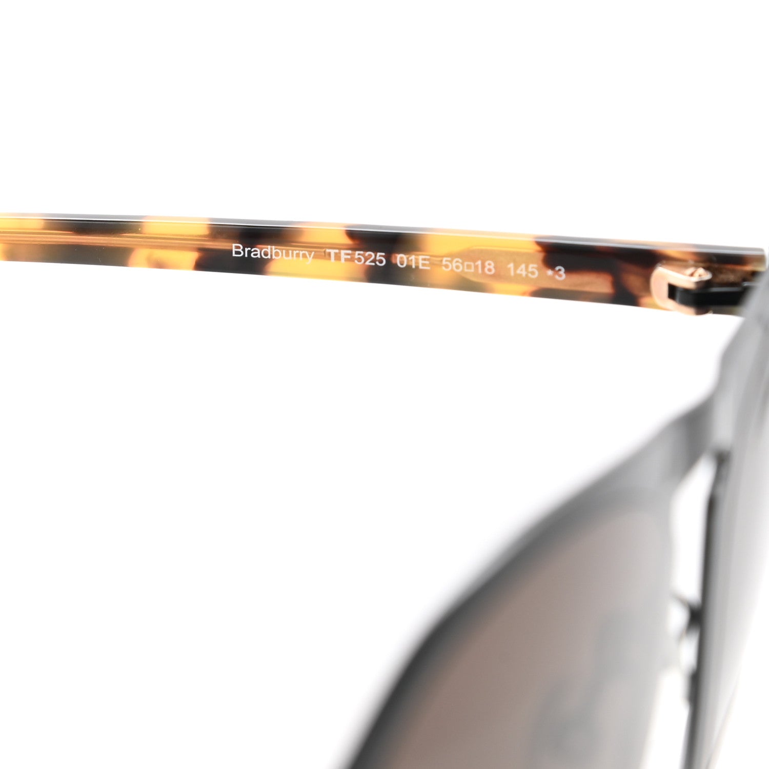 Tom Ford Bradburry Aviator Sunglasses TF525 Tortoise 1055795