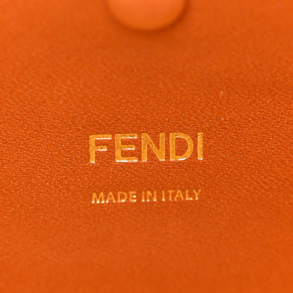 Fendi Canvas Cuoio Agata FF Ajour Embroidered Baguette Mimosa Cuoio 6 of 9