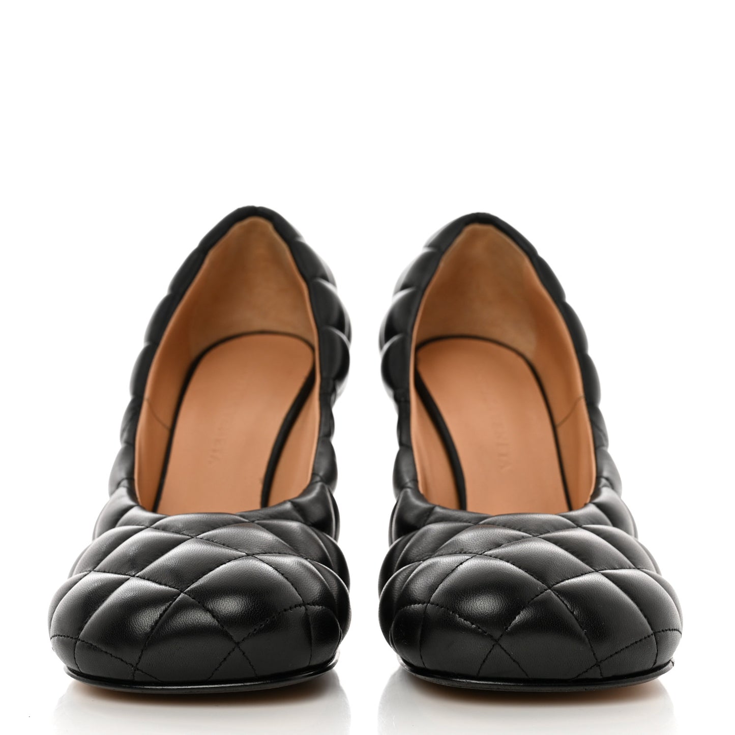 Nappa Matelasse Padded Dream Pumps 38 Black