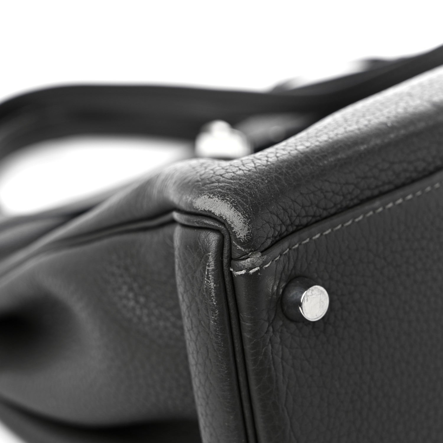 Hermes Taurillon Clemence Kelly Retourne 35 Graphite 8 of 20