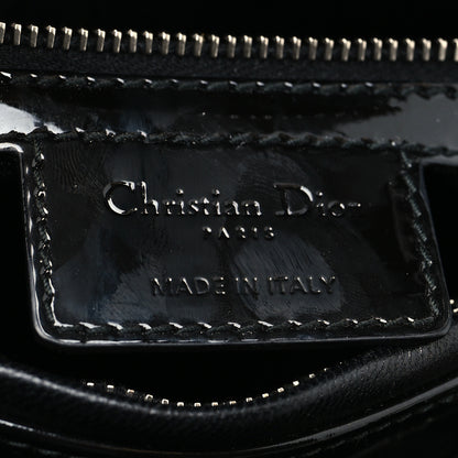 Christian Dior Patent Cannage Medium Lady Dior Black 6 of 11