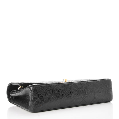 Chanel Caviar Quilted Medium Double Flap Black 4 of 10