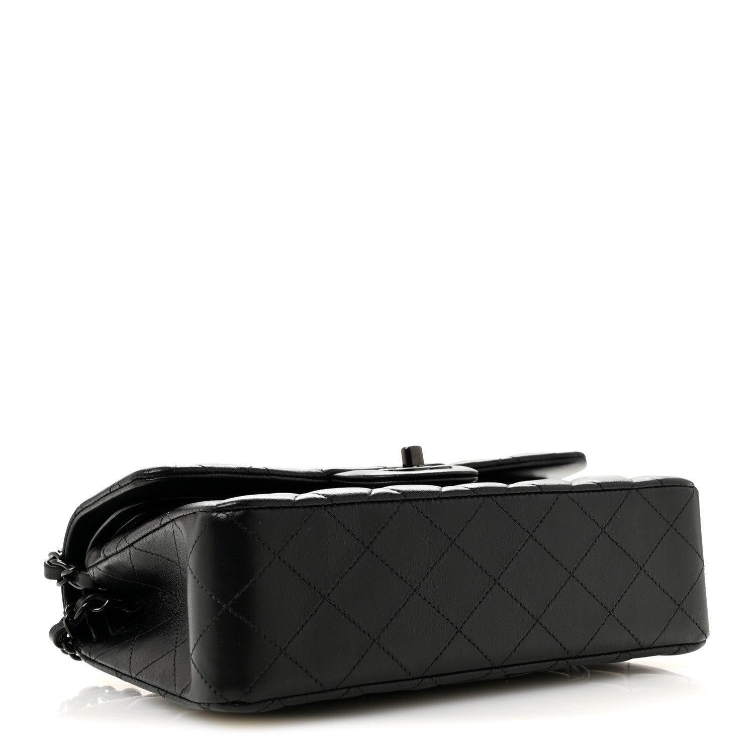 Chanel Lambskin Quilted Small Double Flap So Black 4 of 11